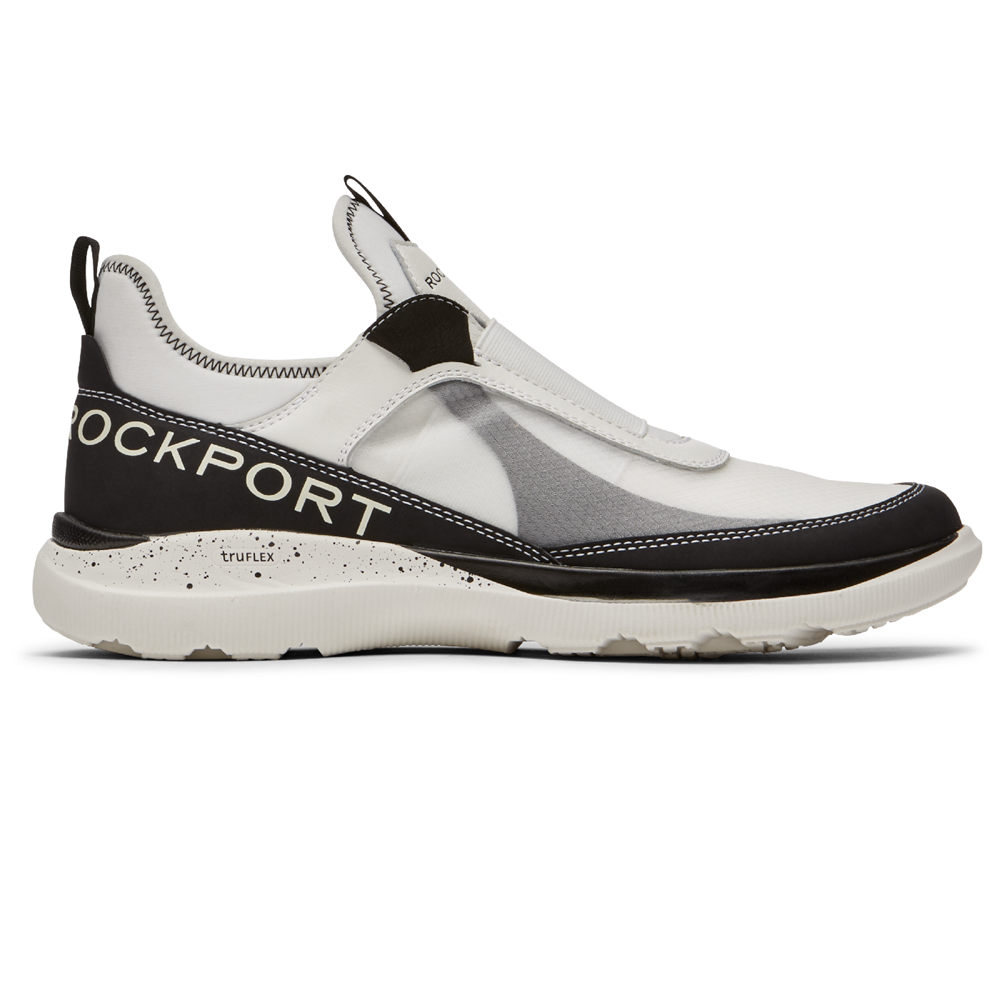 Rockport Slip-Ons Herre Hvitesvart - Truflex Hybrid Gore - POXQ40126